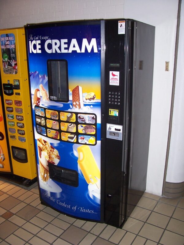 ice cream vending machine